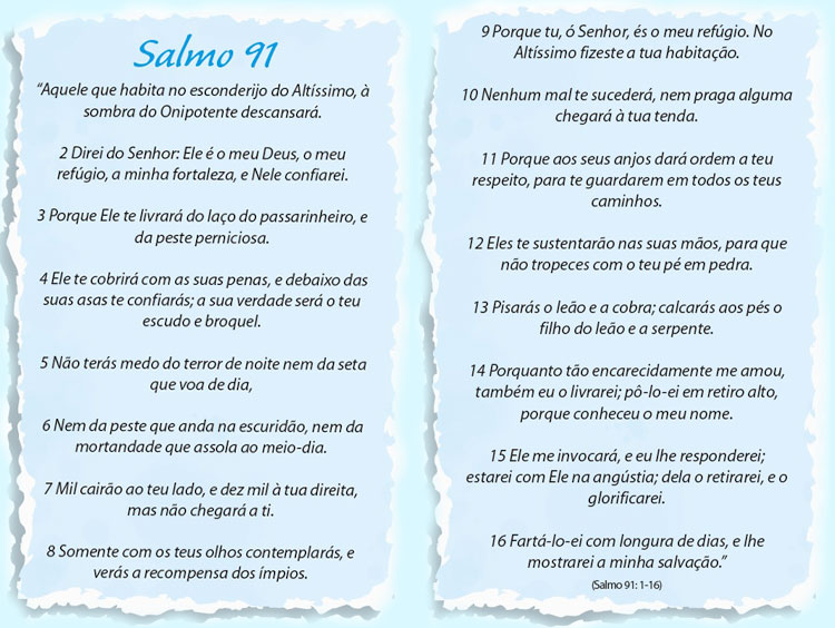 Salmo Para Imprimir Espanol